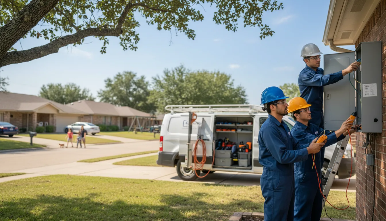 Certified electrician providing emergency electrical services in Olathe, CO